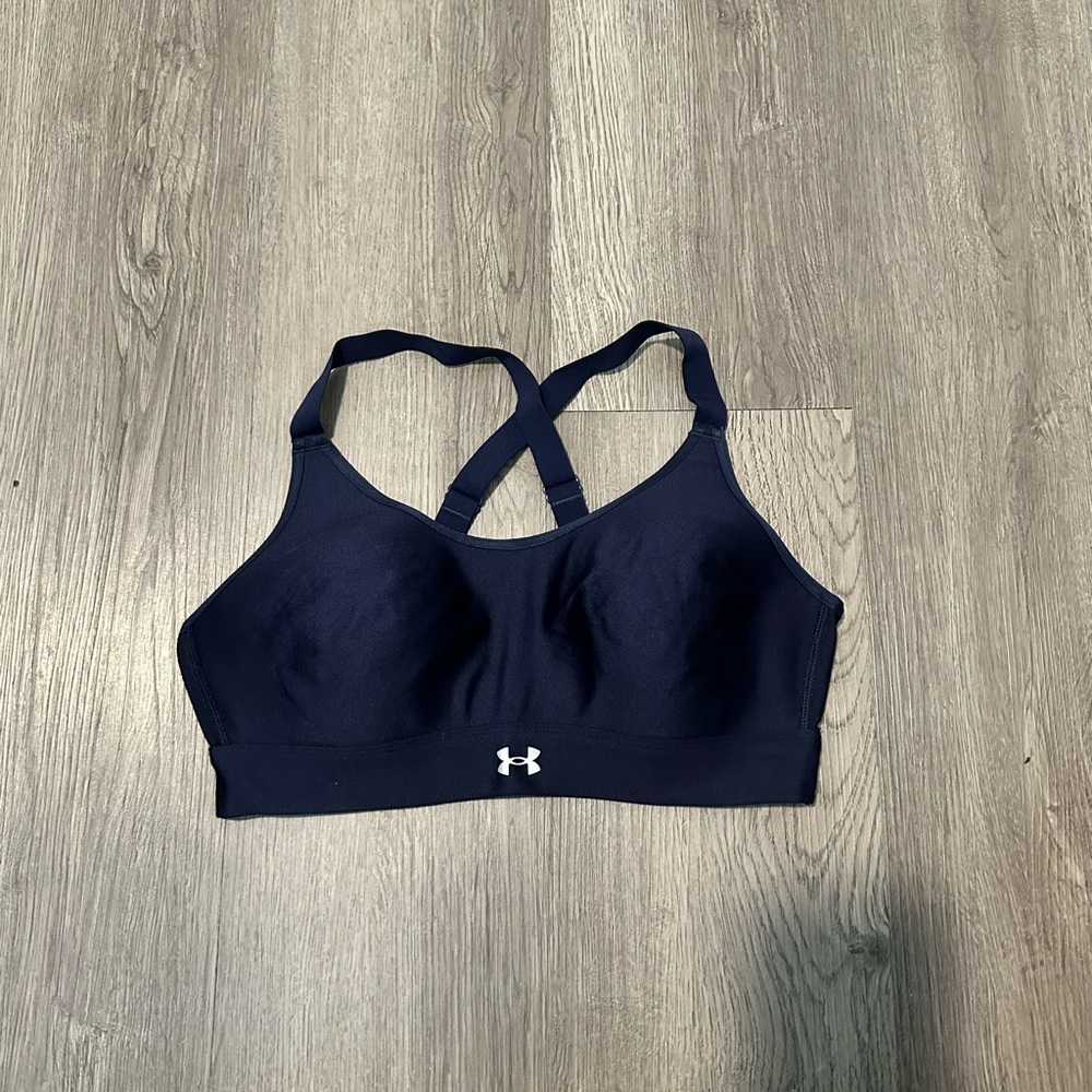 Under Armour Black Medium-Support Sports Bra